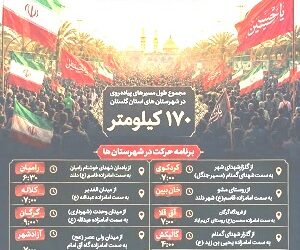 رزمایش بزرگ پیاده‌روی «دلدادگان اربعین حسینی» در استان گلستان آغاز می‌شود